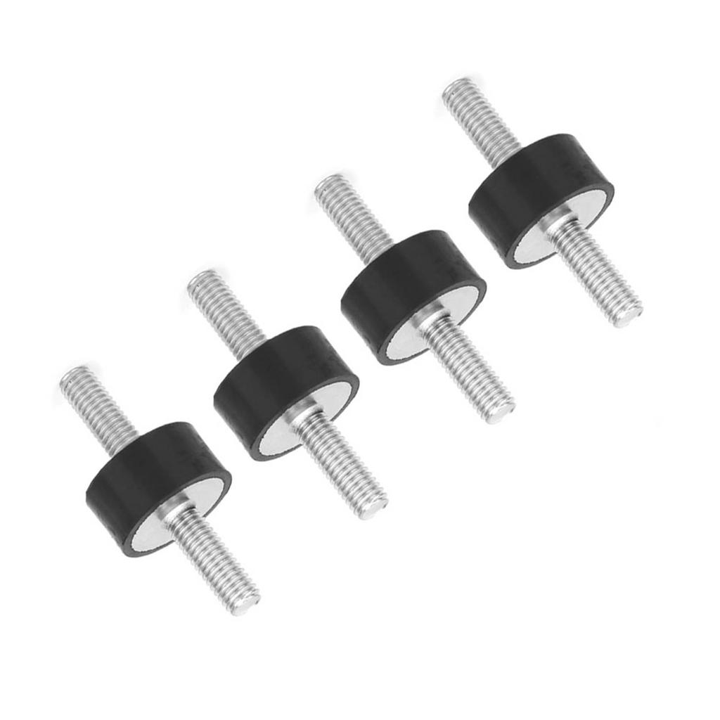 4pcs M6 Rubber Mounts Male Anti Vibration Silentblock Car Boat Bobbins (VV20*10 M6*18)