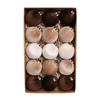 15 pc 8cm Decorative Balls for Xmas Tree, Red Green Gold Hanging Decor for Holiday Home Party Christmas Decorations