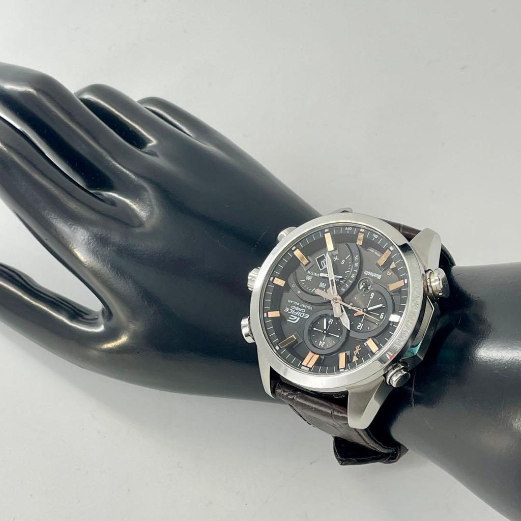 Used Working item CASIO EDIFICE EQB-501 Tough Solar YA0015