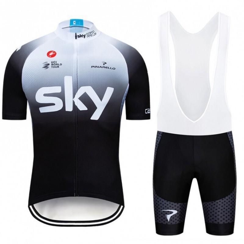 Mens Cycling Jersey Bib Shorts Set Road Bike Performance Wear Breathable Quick-Dry Compression Fit