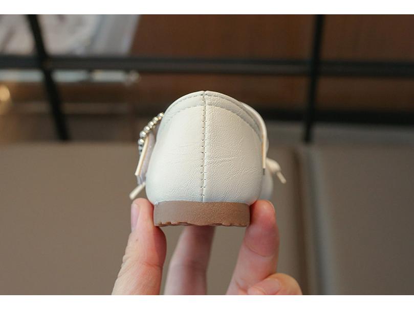 2026 Spring Girl's Bow Princess Leather Flats - Cute & Trendy Low-Cut Shoes