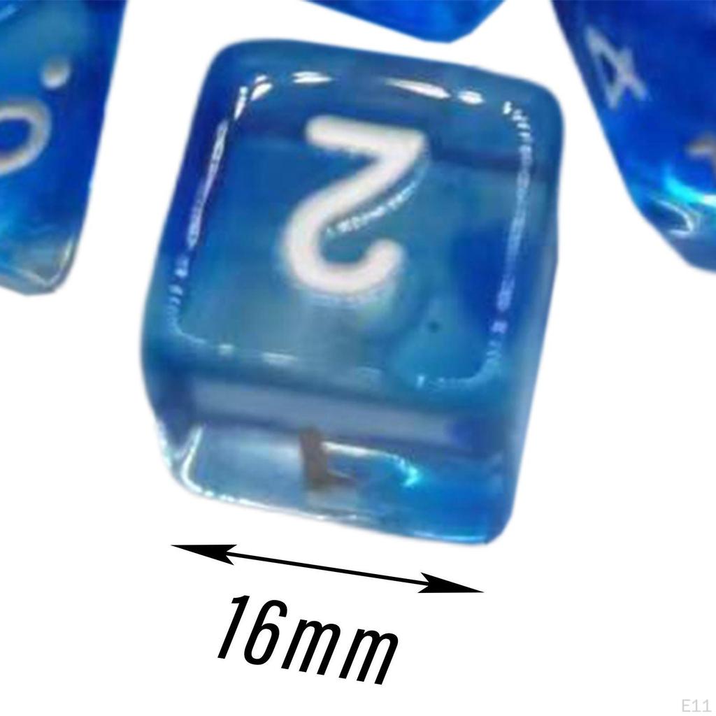 7 Stück Polyedrische Würfel Langlebig D8 D4 D10 D12 D20 D6 Graviert Tragbar Mehrzweck für Tabletop-Spiel