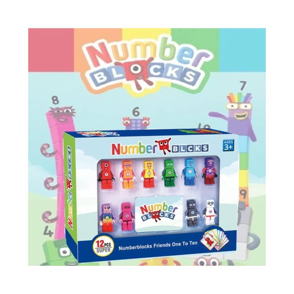 Figuren Numberblocks Action-Modell Bausteine Spielzeug DIY Pädagogisches Geschenk Kinder
