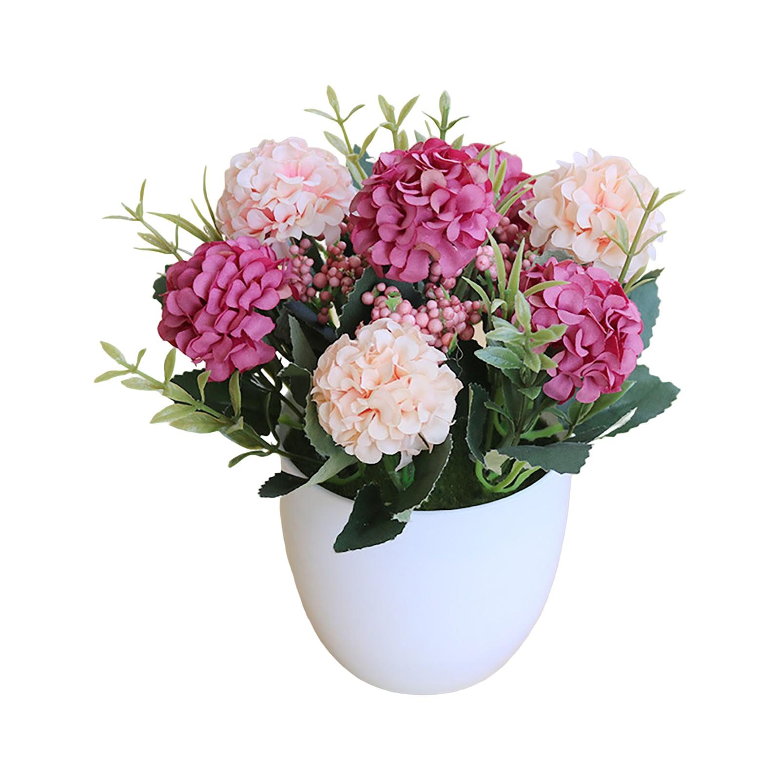 

Имитация зеленого растения, украшения в горшках, комбинированные растения, украшения для рабочего стола в помещении, имитация искусственного цветка, растения бонсай One Size винный