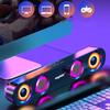 Heimkino-Lautsprecher Echo Wand 3D-Stereo-Funk-Subwoofer RGB-LED-Bunter Blitz Barra De Sonido Para TV Bluetooth-Lautsprecher