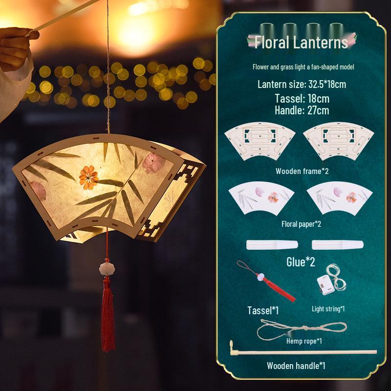 2026 Mid-Autumn Little Rabbit Lantern DIY Kit - Children's Handmade Luminous Hanging Ornament