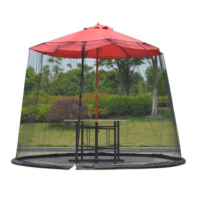 Outdoor Patio Umbrella Mesh Cover Polyester Sun Umbrella AntiBugs Netting Screen