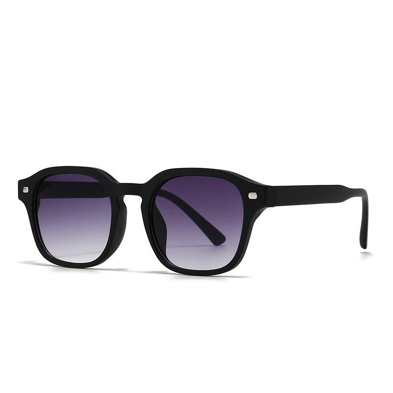 Fashionable Retro Sunglasses for Women and Men UV400 Sun Protection Versatile Full Framed Street Photography Shades Glasses