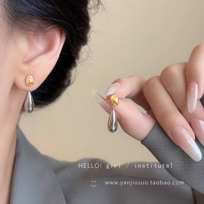 Luxe Geometric Bow Earrings - Trendy & Fairy-Inspired Statement Accessory