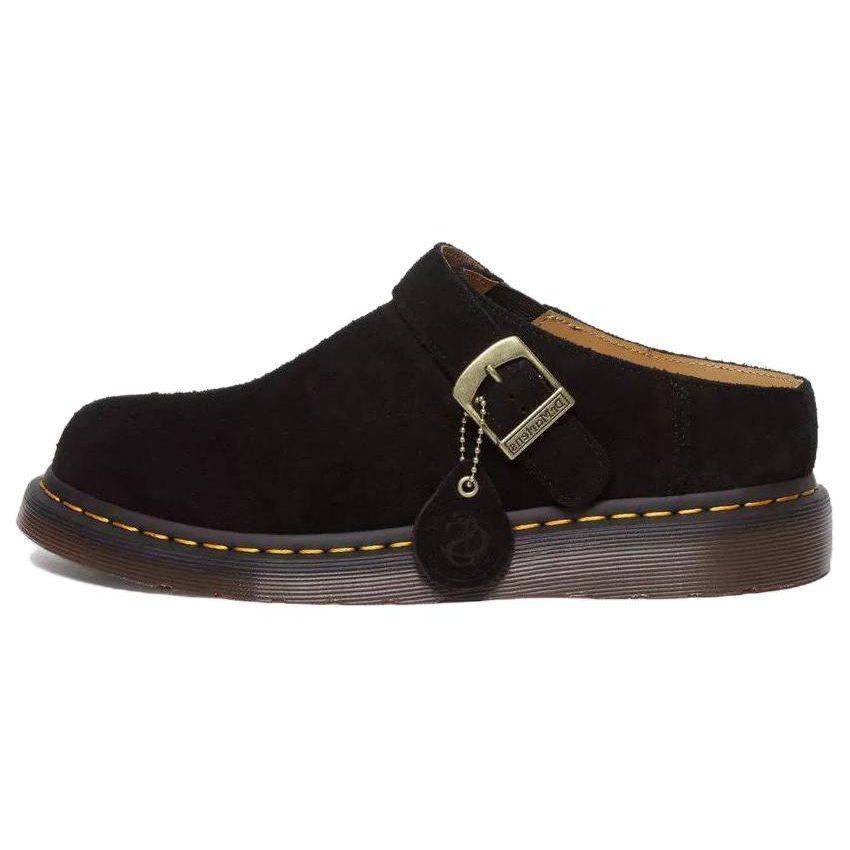 Isham Dr.Martens Desert Oasis Mule in Pelle Scamosciata 'Nero' 31734001