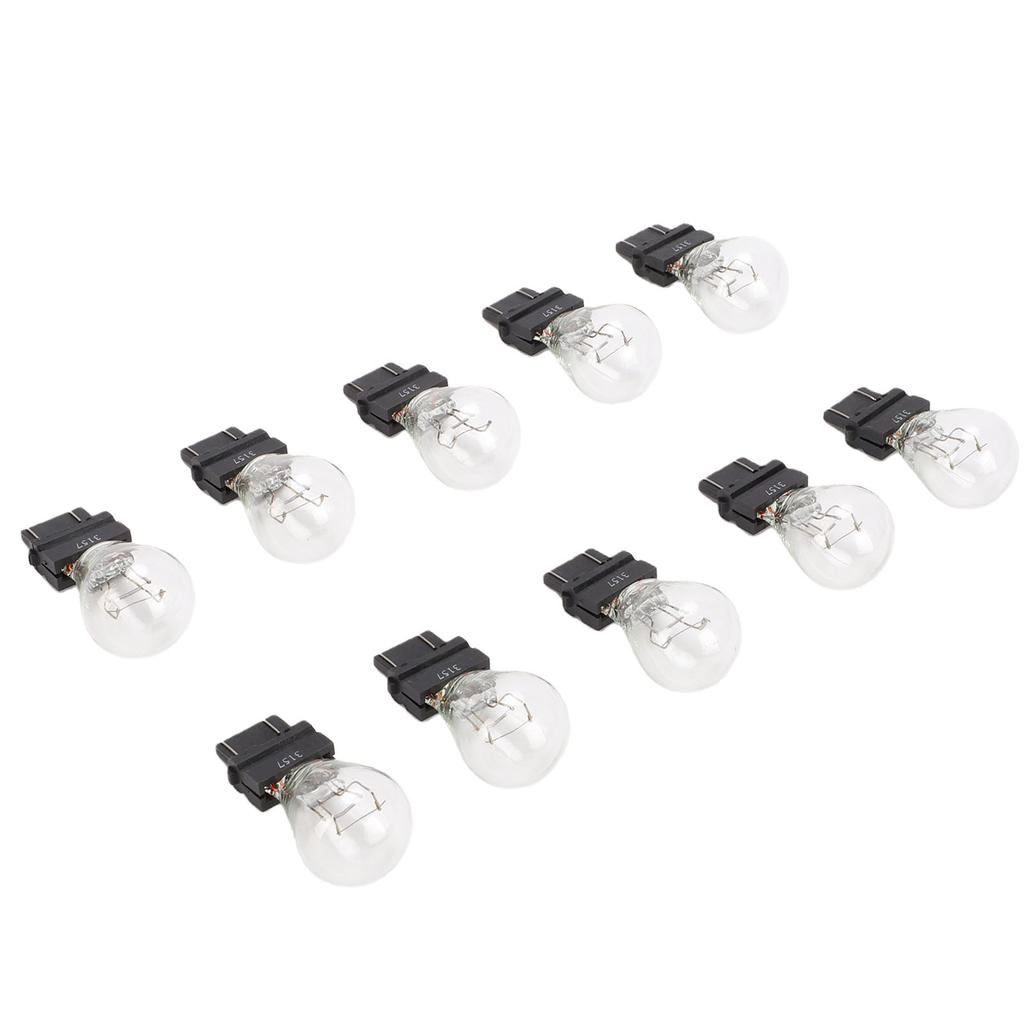 3157 Tail Light Bulbs Warm White 21V 5W Turn Signal Headlight Brake Light Bulbs Replacement 10pcs