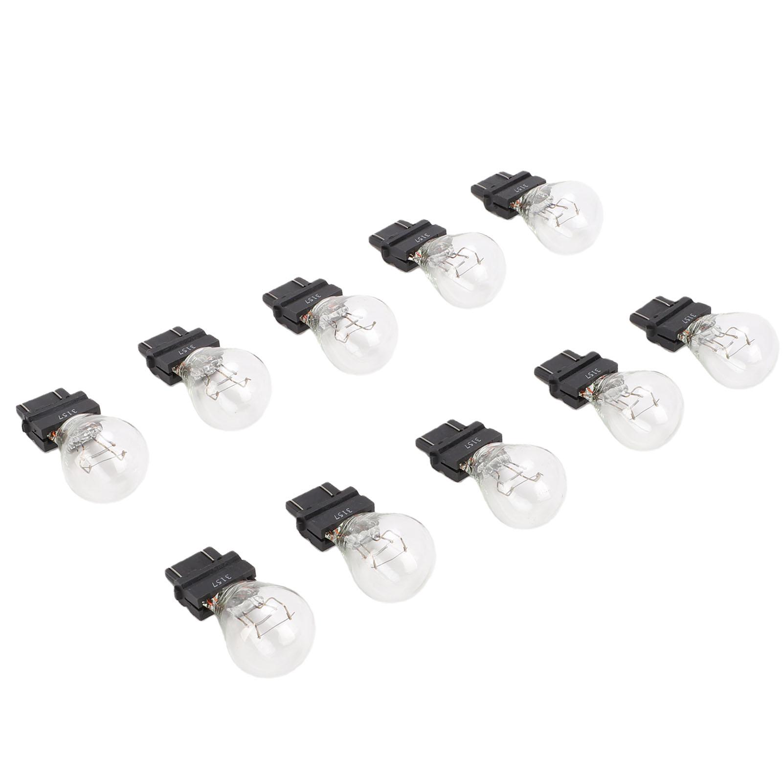 3157 Tail Light Bulbs Warm White 21V 5W Turn Signal Headlight Brake Light Bulbs Replacement 10pcs