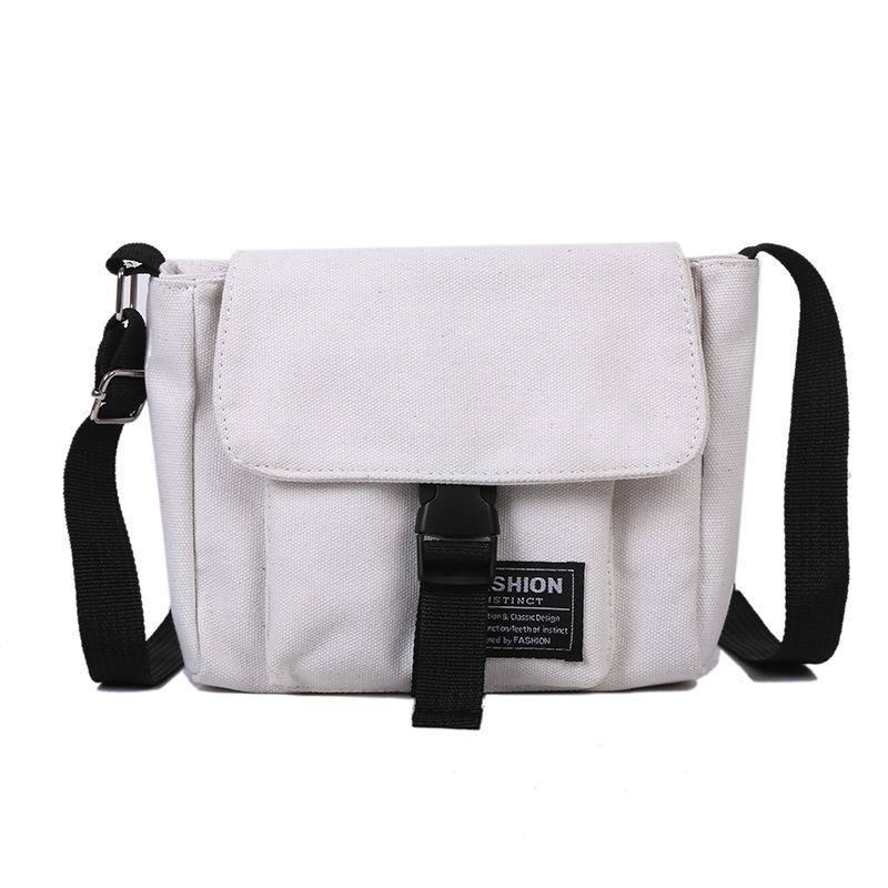 Men Women Canvas Shoulder Bags Fashion Unisex Crossbody Messenger Bag Daily Use Student Pouch Tote bags Adjustable Strap bolsas