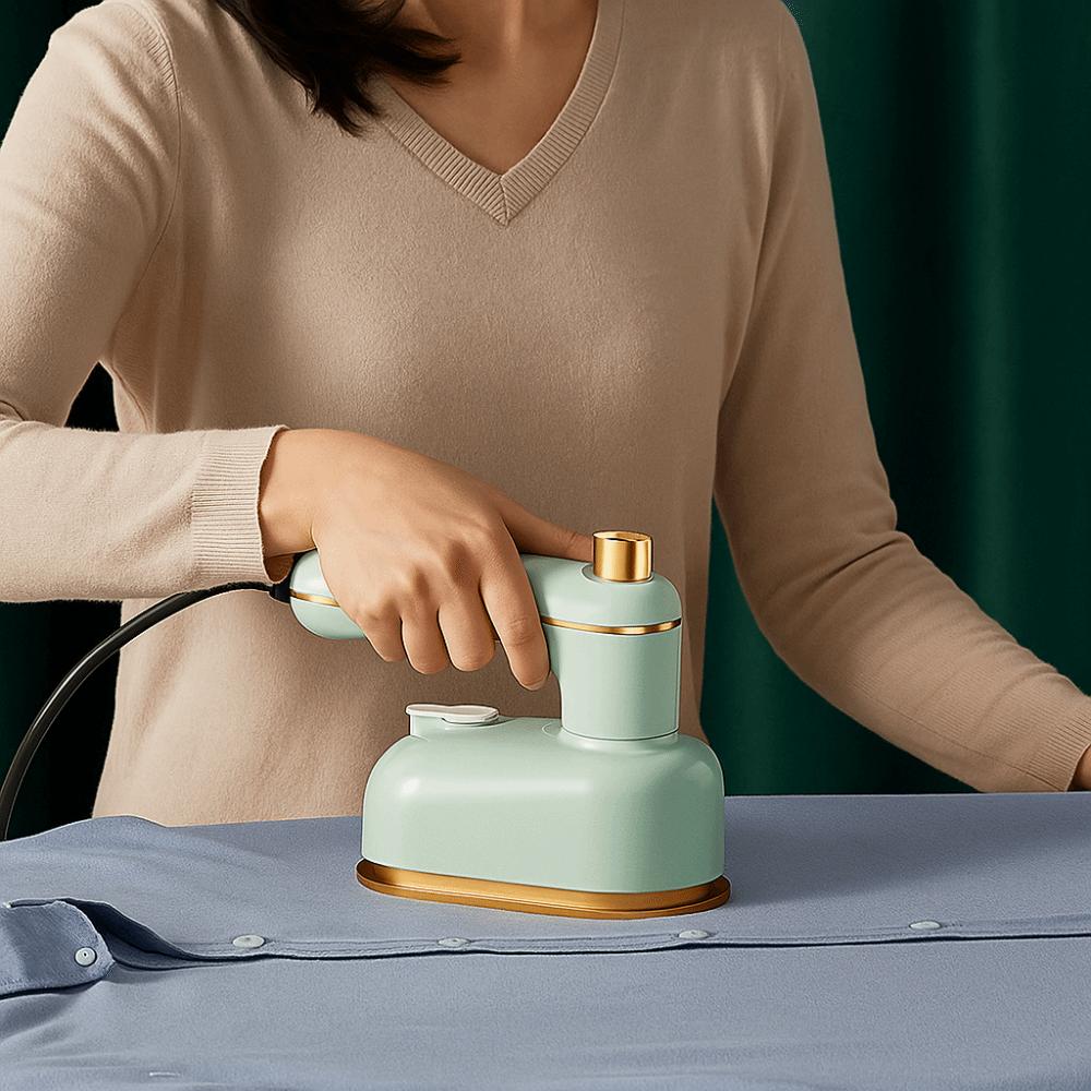 Dual Use Mini Ironing Machine Rotating Design Clothing Plate Iron Electric Iron  Home Use