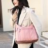 2025 New Large Capacity Middle Aged Women's Bag Multi Layer Lightweight Mother Bag Pu Leather Crossbody Bag Multifunction Shoulder Bag