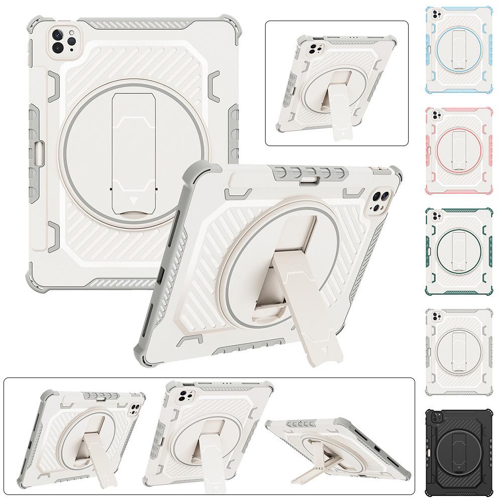 Apple iPad Protective Case with Rotating Stand - Fits iPad Pro 13, 12.9, 11, Air 5/6, and Mini 6/7
