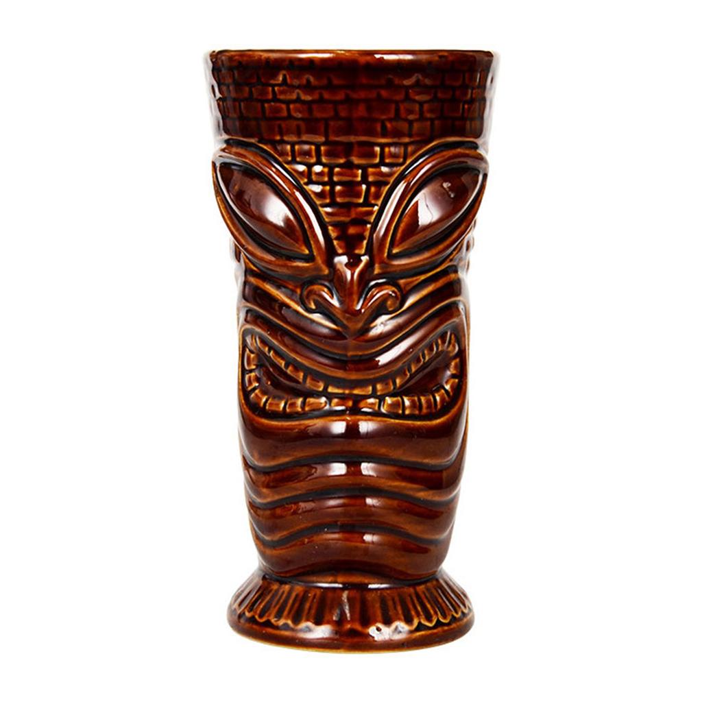 Hawaiianische Cocktailbecher Kreativer Stil Keramiktasse Biergetränk Tiki-Tasse Weinglas Barwerkzeuge Hausbar Party Trinkgeschirr Becher