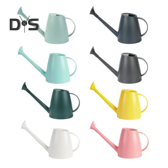 Konewka 1,8 l z długą wylewką, dzban ogrodowy z rozetą, lekka plastikowa konewka do roślin doniczkowych, roślin zewnętrznych