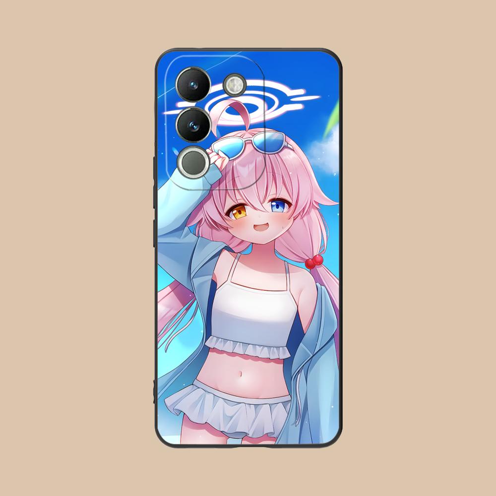 Blue Archive Takahashi Hoshino Matte Mobile Phone Case for VIVO Y77 76 75 74 73 72 58 56 55 51 50 38 36 Y19 Y18 Y03 Y01 5G