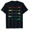 Funny Vintage Arrow Traditional Archery Arrows Bow Hunting Retro T Shirts Mens Clothing Fashion Casual Loose Oversized T Shirt