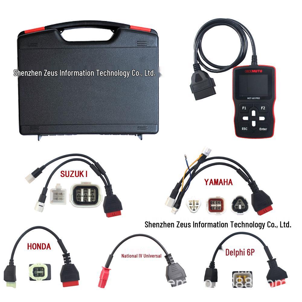 

EFI Motorcycle Diagnostic Tool MST-601PRO: Six-in-One OBD Decoder for National III & IV Standards