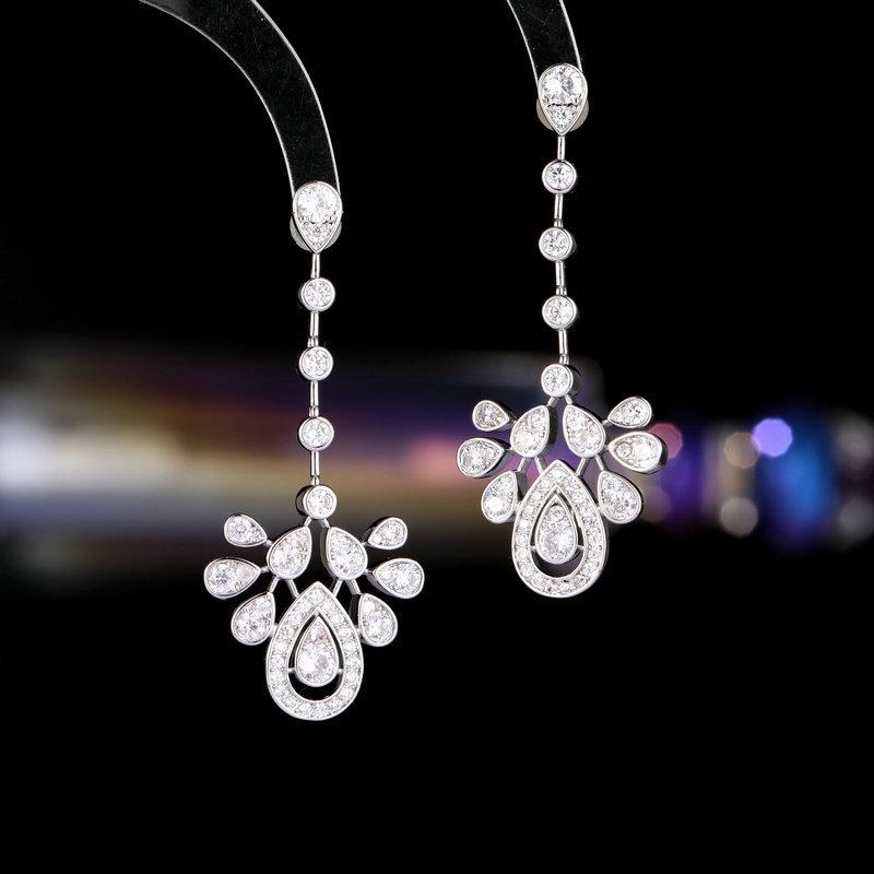 

Легкий роскошный высококачественный комплект из длинных серег невесты с бахромой, ожерелья в форме капли воды, супер феи, короны, свадебного платья