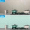 1/10Pcs 3D New waterproof Foam Ceiling Wall Stickers Square Wall Covering Self Adhesive Wallpapers For Kid's Room Living Room
