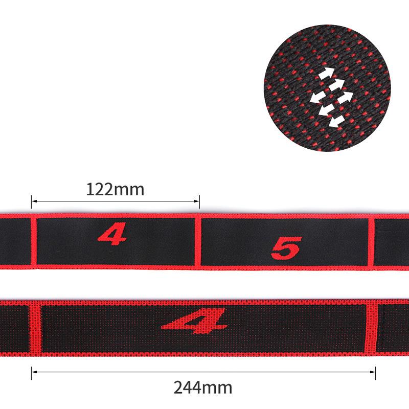 Yoga Pull Strap Gürtel Polyester Latex Elastische Latin Dance Stretching Band Schleife Yoga Pilates GYM Fitness Übung Widerstand Bands