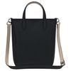 Lacoste Classic Crocodile Logo Tote Bag Women Tote Bag Black Beige NF4929AA-A91
