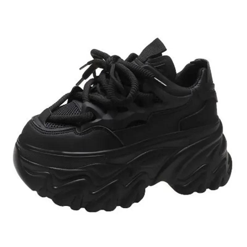 Scarpe da Donna Nuove Sneakers con Zeppa Alta Donna Suola Spessa Scarpe Sportive da Donna Sneakers Chunky Zapatillas Mujer