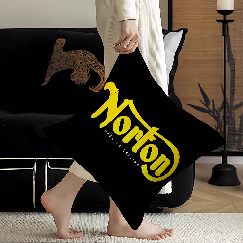 NNORTONS Motorcycle Pillow Gift Home Office Decoration Pillow Bedroom Sofa Car Cushion CoverPillow Case