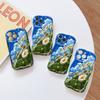 Cute Cartoon Pattern Cream Texture Casing Wavy Edge Soft Silicone Cover Phone Case for OPPO Reno Realme