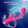 2 In 1 Vibrator for Woman, Vibrating Dildo, Clitoris Vibrator, G-spot Vibrator, Clitoris Suction Cup, Adult Sex Toys