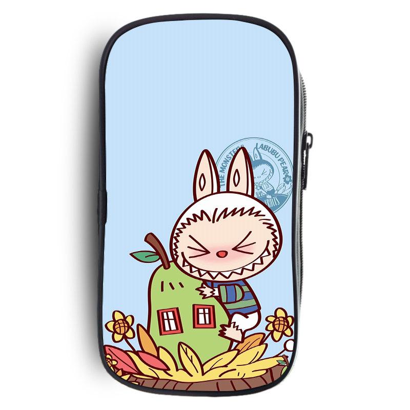 2025 Labubu Primary And Secondary School Students Cartoon Diy Printing Fashion Storage Pencil Bag