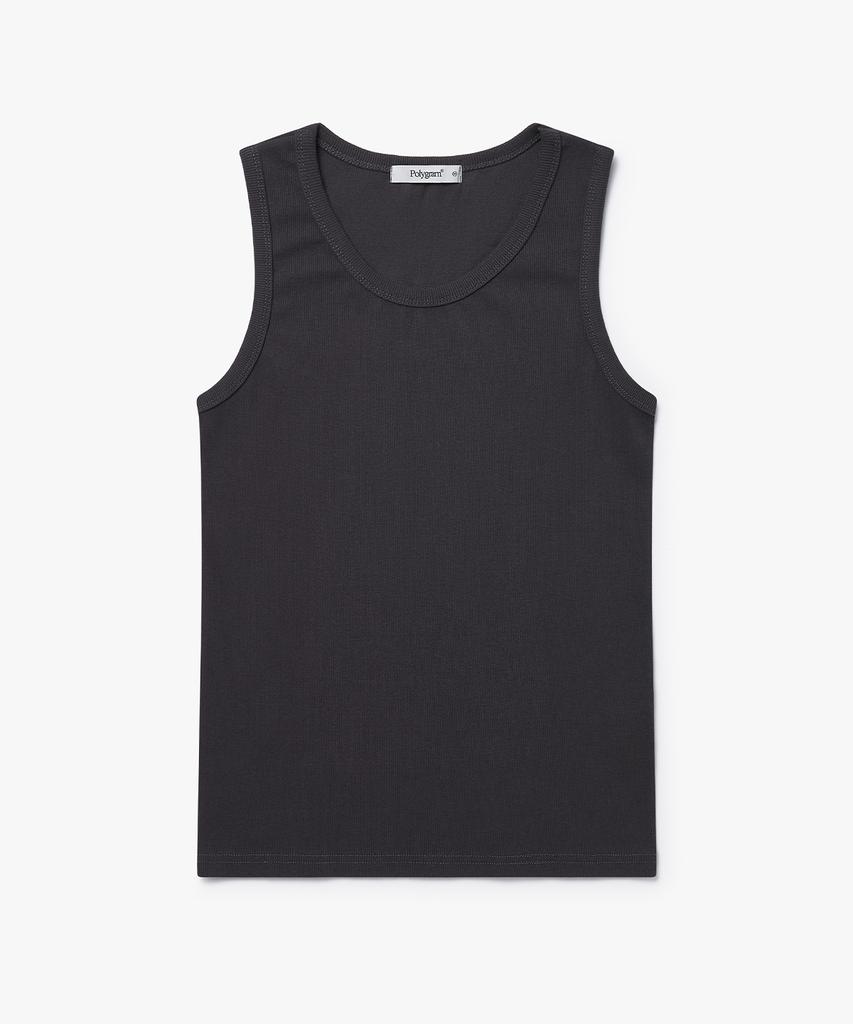 POLYGRAM Ribbed Body-Fit Sleeveless - 4 Colors