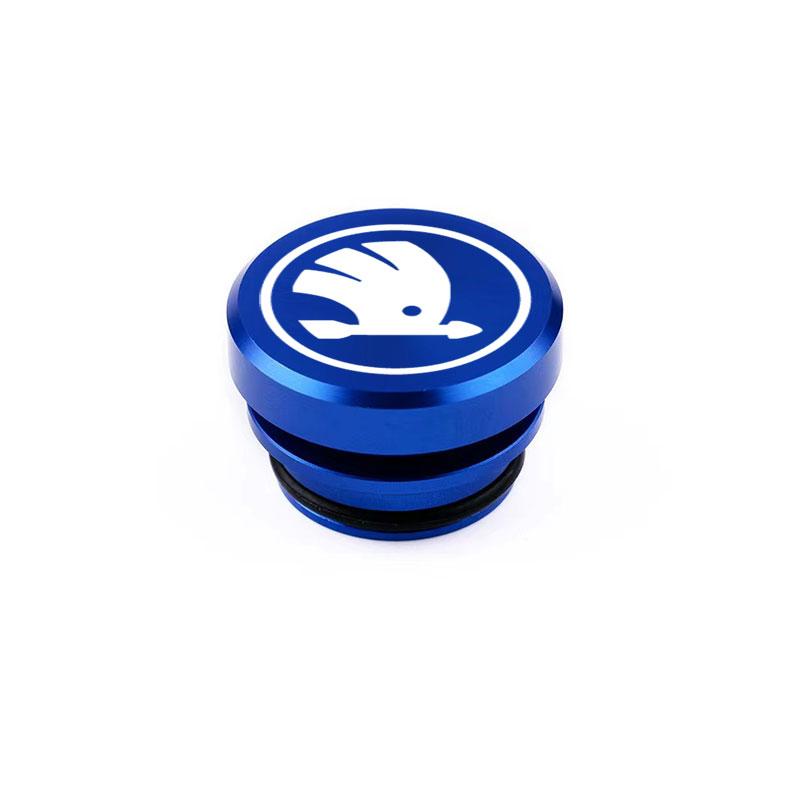 Universal Aluminum Alloy Ignition Cap Button Car Cigarette Lighter Cover 12V Replacement Dustproof Plug For Skoda and Most Cars