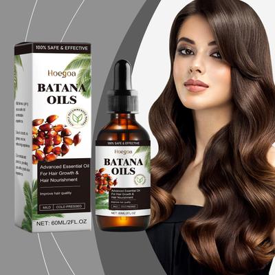 60ml Batana Pflegendes Öl Sanft Feuchtigkeitsspendendes Pflegeöl für Trockene, Frizzige, Glatte Spitzen