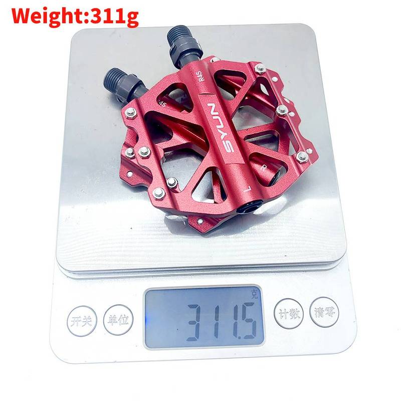 SYUN Colors Bicycle pedal ultra light 3 sealed bearings 9/16 aluminum alloy mountain bike pedals MTB road bike Parts accessories