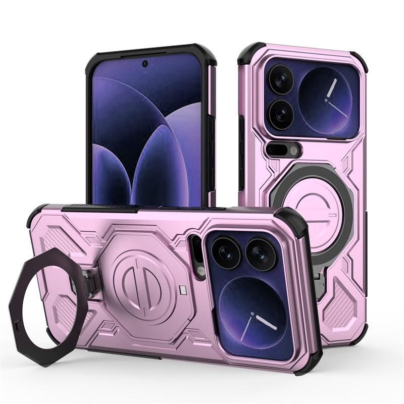 Applicable to Xiaomi 17ProMax mobile phone case 360 bracket Xiaomi 17Pro anti-drop Xiaomi 15TPro protective case