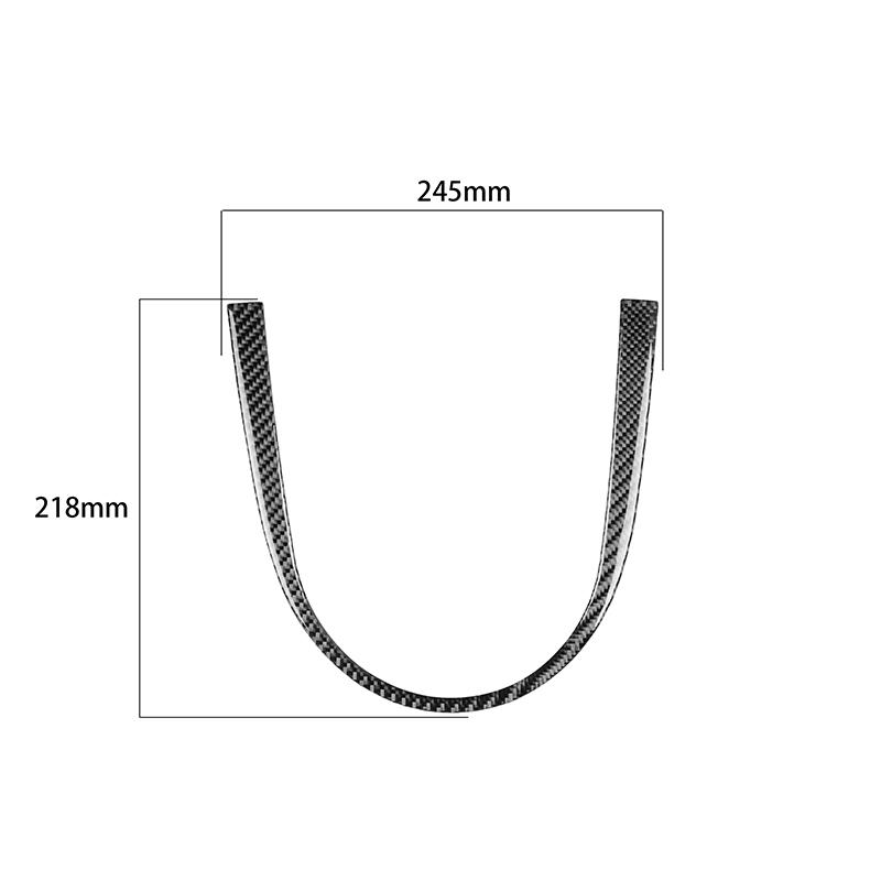 For Mazda MX-5 Miata 2009-2015 Real Carbon Fiber Gear Shift U Shape Panel Trim Car Interior Accessories Car Interior