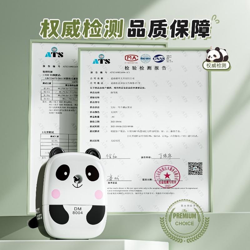 1pcs Cute Panda Manual Pencil Sharpener Hand Crank Pencil Cutter for Kids School Office Stationery