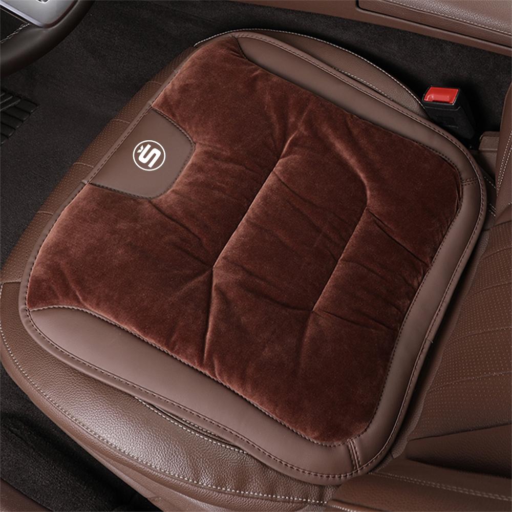 BBHX7 For Skoda S Octavia Rapid Fabia Superb Karoq Scala VRS A7 A5 Kamiq Car Exclusive Seat Cover Flannel Soft Breathable Seat Cushion