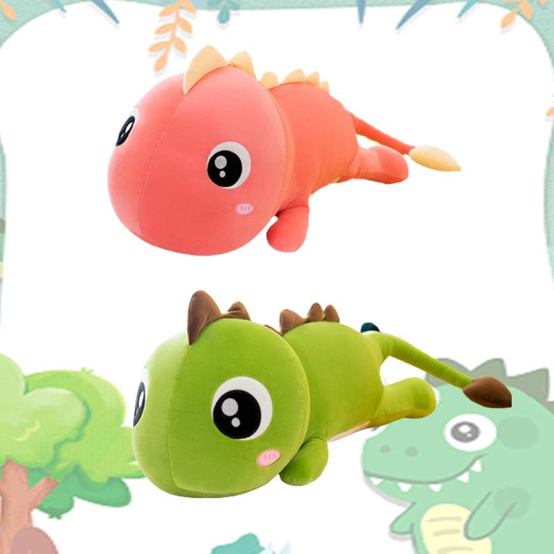 Dinosaur Eyed Big Plush Toy Cartoon Cloth Doll Pillow Office Room Decor Gifts