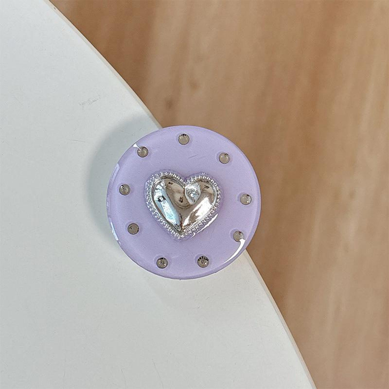 Korean Style Magnetic Phone Holder & Ring Stand for Desktop Drama Viewing
