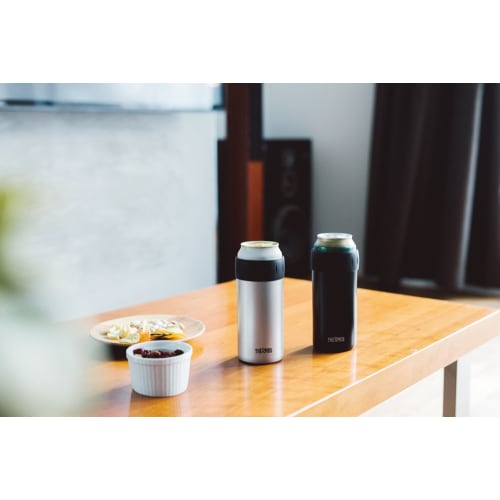 Thermos cold can holder for 500ml cans black JCB-500 BK