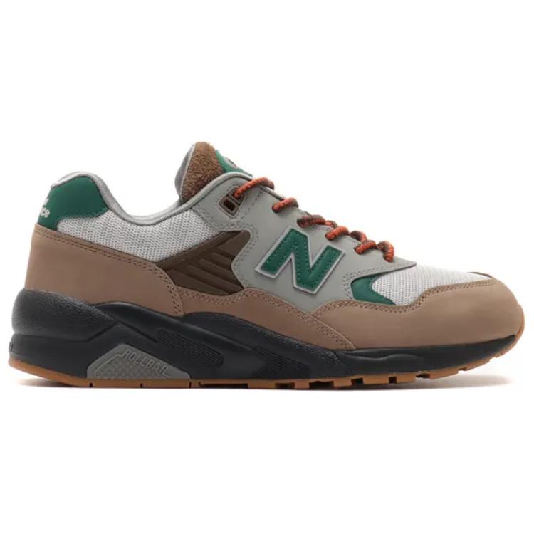 New Balance Atmos X 580 Wood Escape Unisex Sneakers Brown Grey Green MT580AM2