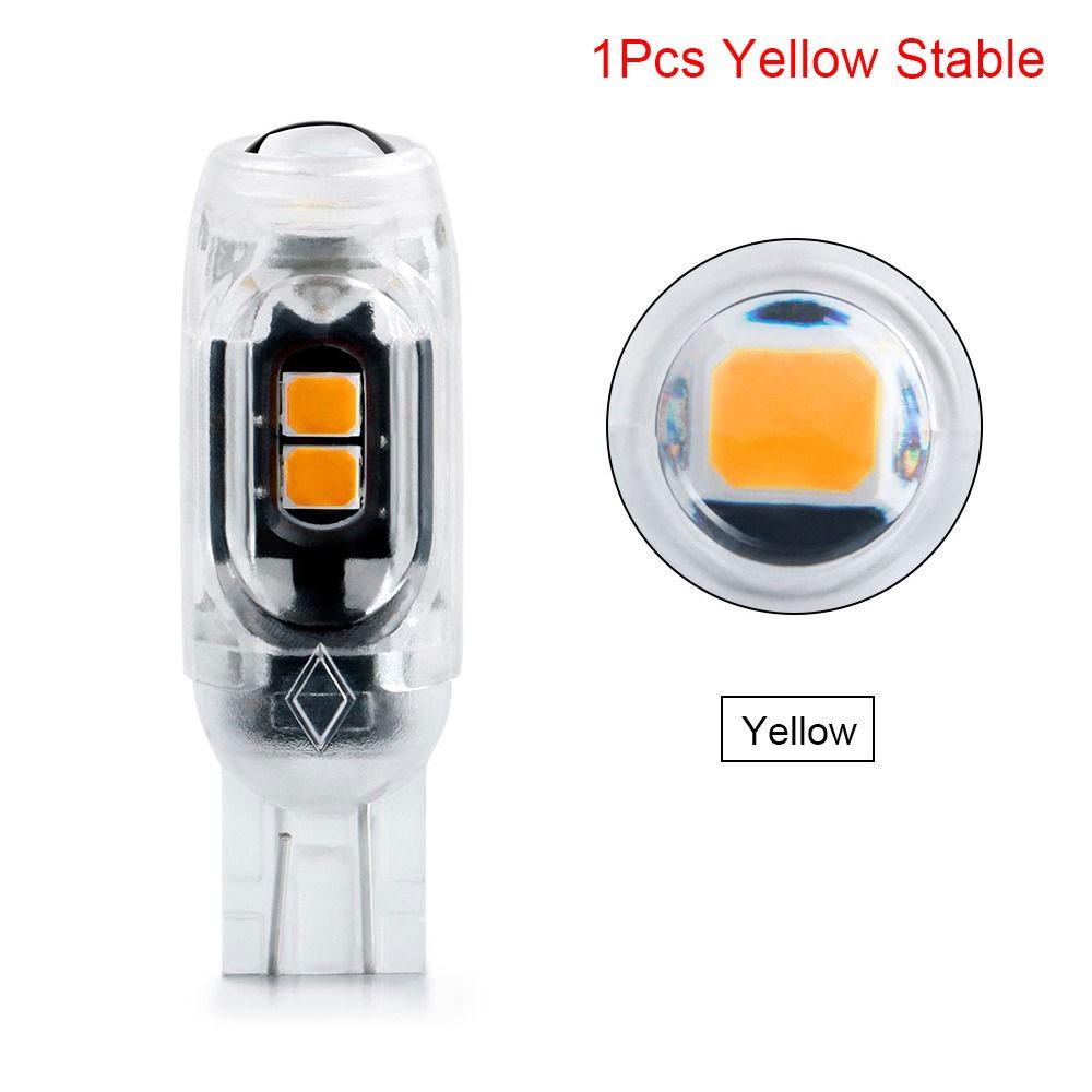 1/4Pcs Car Parking Lights T10 W5W LED Bulbs 3030 5SMD Instrument Lamp Auto License Plate Light