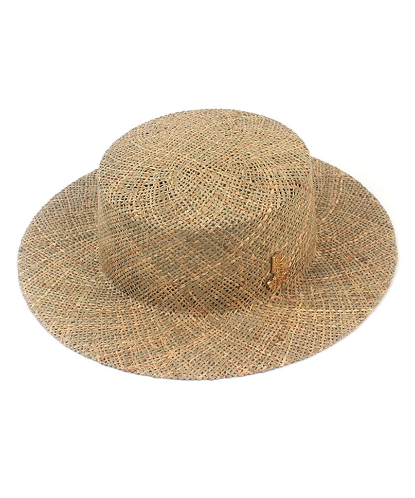 Yunibeosyeolkemiseuteuli Bau Simple Long Panama Hat Summer Hat