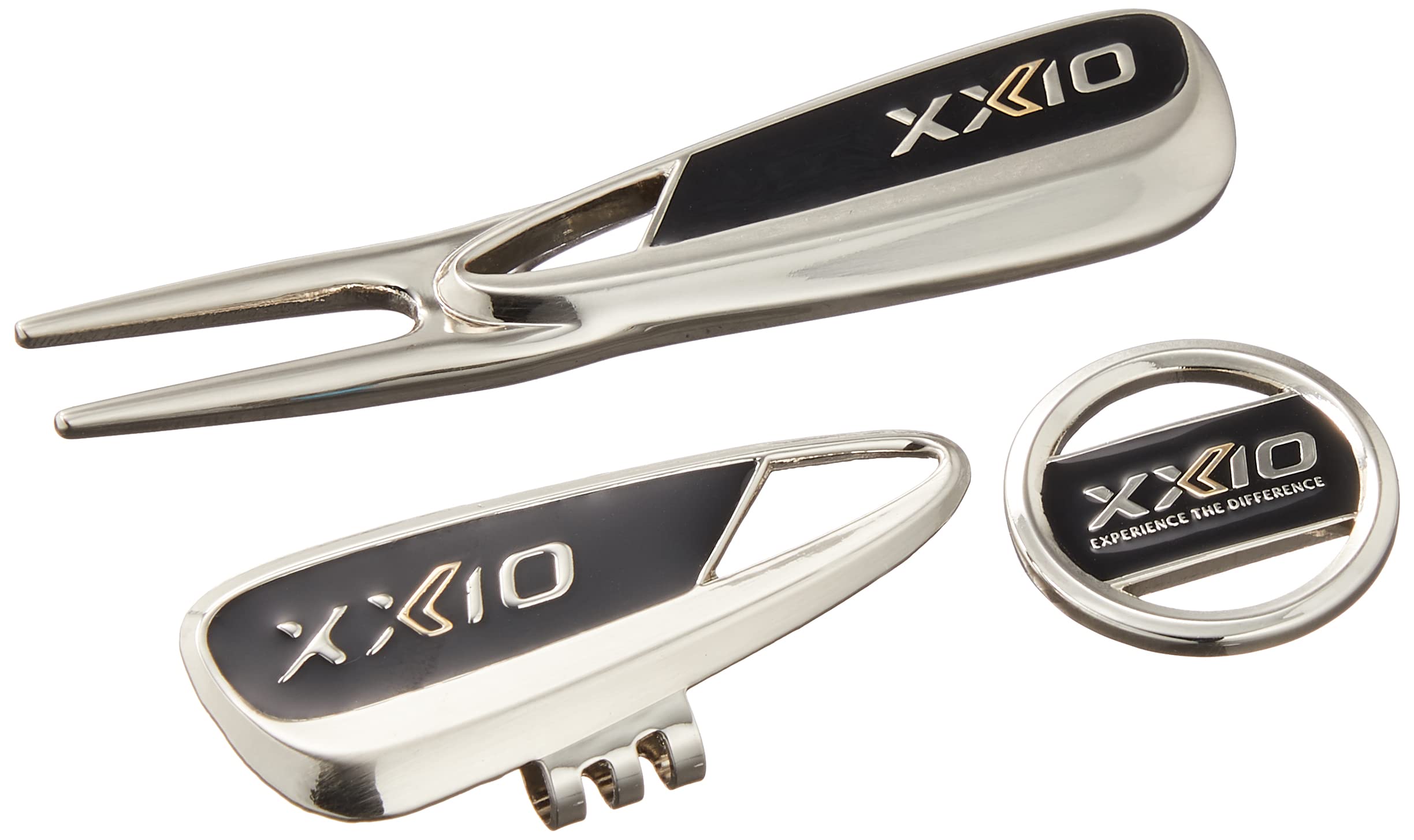 

Dunlop XXIO Clip Green Fork Silver Marker, Gift, (GGF-25310)