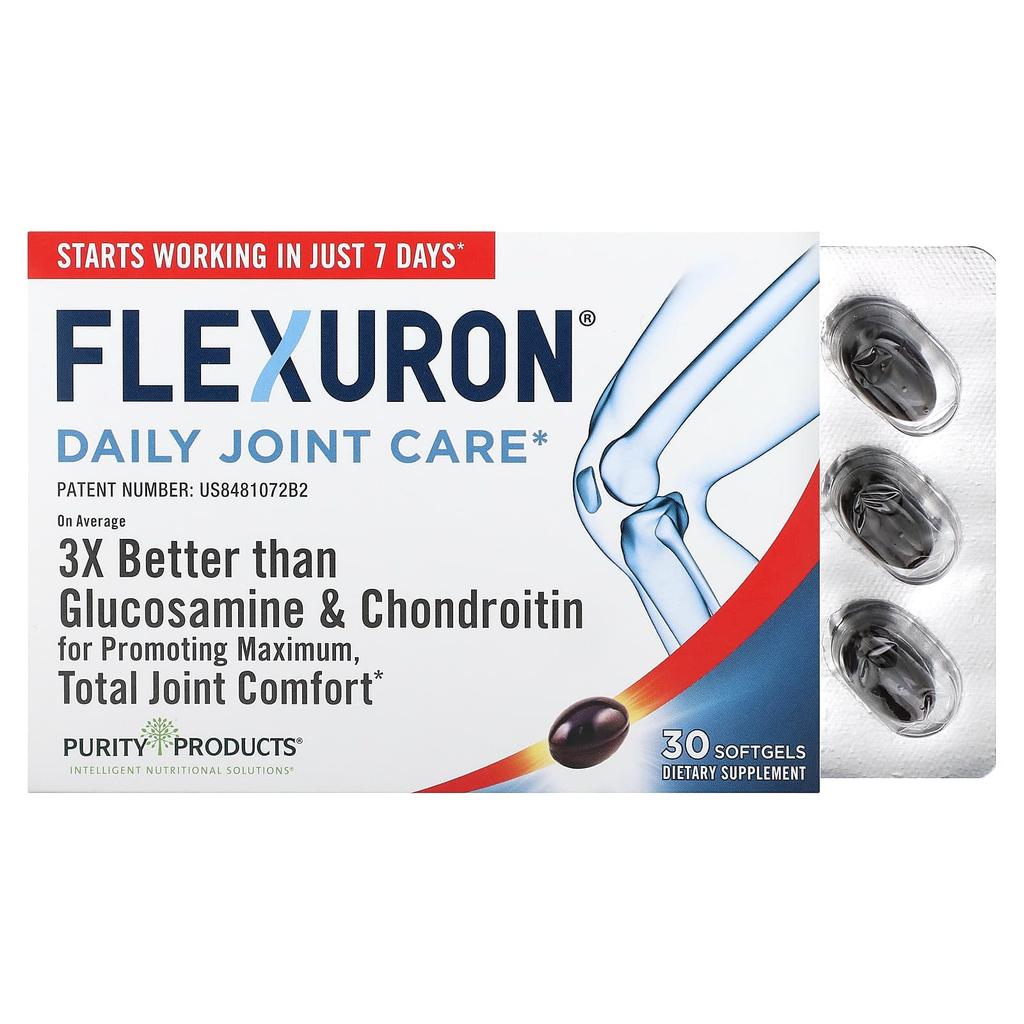 Flexuron, Daglig leddpleie, 30 myke kapsler